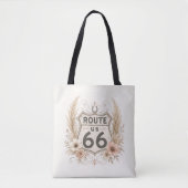 Boho-Blumen-Mother-Road-Tasche Tasche (Vorderseite)