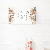 Boho-Blumen-Pampasgras-Rosen-Karte & Geschenke Banner (InSitu)