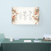 Boho-Blumen-Pampasgras-Rosenkarte & Geschenke Banner (Messe)