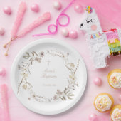 Boho-Blumen-Papierteller-Tischdekoration Pappteller (Party)