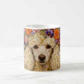 Boho-Blumen-Pudel Kaffeetasse (Mittel)