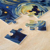 Boho-Blumen-Pudel-Puzzle Puzzle (Seite)