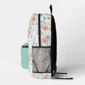 Boho-Blumen-Rucksack Bedruckter Rucksack (Rechts)