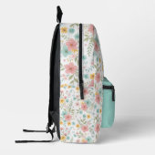 Boho-Blumen-Rucksack Bedruckter Rucksack (Links)