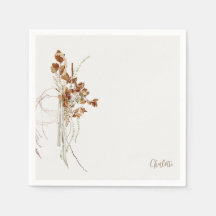 Boho Blumen-Script Brautparty-Cocktail