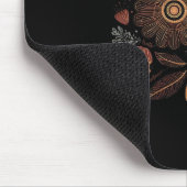 Boho-Blumen Subtile Anti-Trump-Versteckte-Botschaf Mousepad (Ecke)