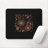 Boho-Blumen Subtile Anti-Trump-Versteckte-Botschaf Mousepad (Mit Mouse)