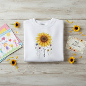 Boho Blumen Tante Sonnenblume Muttertagsgeschenk Sweatshirt