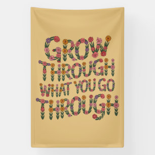 Boho-Blumen-Typografie Motivationsgeschenk für Leh Banner