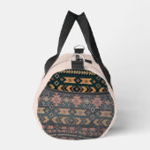 Boho-Blumen und Pfeile monogrammiert Duffle Bag (Rechts)
