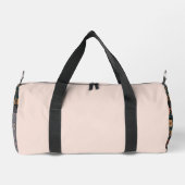Boho-Blumen und Pfeile monogrammiert Duffle Bag (Rückseite)