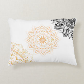 Boho-Blumen-Wasserfarb-Kissen Dekokissen