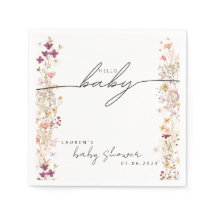 Boho Blumen Wildblume Babyduschtisch Dekoration