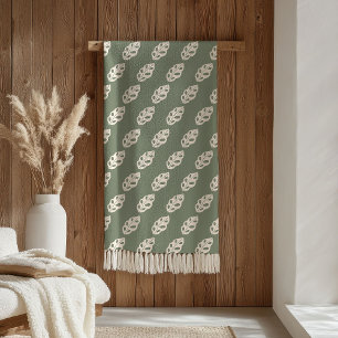 Boho-Blumen-Wurfdecke Retro-Pastell-Gemütlichkeit Fleecedecke