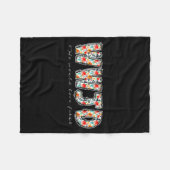 Boho-Blumen-Wwjd Er Würde First Christian Jes Lieb Fleecedecke (Vorderseite (Horizontal))