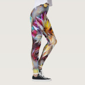 Boho-Blumen-Yogahosen Leggings (Rechts)