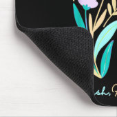 Boho-Blumen-Zahn-Blume-Zahnarzt-Student-Dental Mousepad (Ecke)