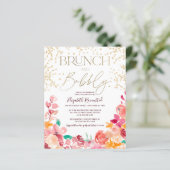 Boho Blumenbrunch Brautparty Budget (Stehend Vorderseite)
