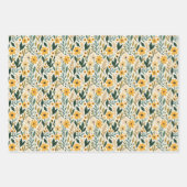 Boho-Blumenfantasie Geschenkpapier Set (Vorderseite 3)