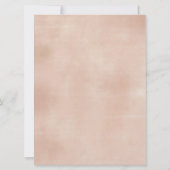 Boho Blumenfarm Mädchen Dusche Einladung (Rückseite)