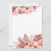 Boho Blumengarnele Beste Mutter aller Zeiten Foto Karte (Rückseite)