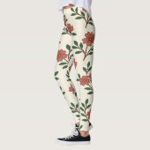 Boho-Blumengarten Leggings (Links)
