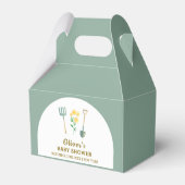 Boho Blumengartendusche Geschenkschachtel (Rückseite)