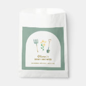 Boho Blumengartendusche Geschenktütchen (Vorderseite)