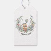 Boho Blumengebären Geschenkanhänger (Vorderseite)