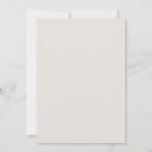 Boho-Blumenhochzeit auf Spanisch Einladung (Rückseite)