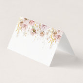 Boho Blumenhochzeit Platzkarten (Vorderseite)