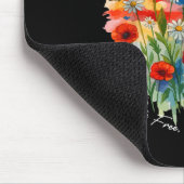 Boho Blumenland der freien wegen der tapferen Mousepad (Ecke)