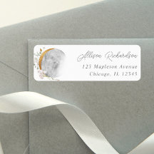 Boho Blumenmoon Moderne Wasserfarben