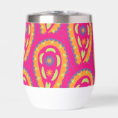 Boho-Blumenmotiv in Rosa (Vorderseite)