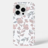 Boho Blumenmuster Case-Mate iPhone Hülle (Rückseite)
