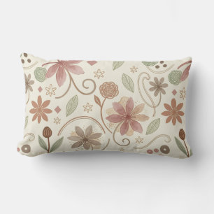 Boho-Blumenmuster Lendenkissen