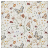 Boho-Blumenmuster  Stoff (Nahaufnahme)