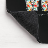 Boho-Blumenmuster Wwjd Er Würde Lieben Erste Chris Mousepad (Ecke)