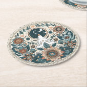 Boho blumenpastellfarbene Untersetzer (Angewinkelt)