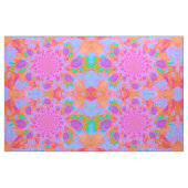 Boho Blumensonnenblume-Rosa-orange lila Grün Stoff (Fat Quarter (45,7 x 55,9 cm))
