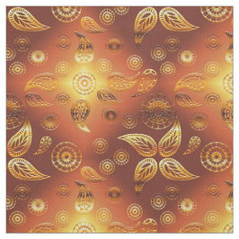 Boho Blumensteigungs-Orange Stoff