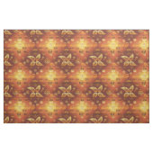 Boho Blumensteigungs-Orange Stoff (Fat Quarter (45,7 x 55,9 cm))
