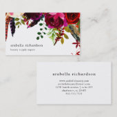 Boho Blumentropfen Visitenkarte (Vorne/Hinten)