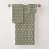 Boho-Blumentuch Retro-Sage Cozy Vibes Badhandtuch Set (Insitu)