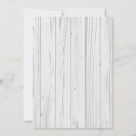 Boho Blumenwaldtier-Babyparty-Mädchen Einladung (Rückseite)