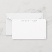 Boho Blush Bloral Moon Individuelle Name Geschenke Mitteilungskarte (Vorderseite)