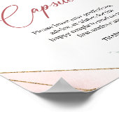 Boho blush Blues Eukalyptus Time Kapselspiel Poster (Ecke)