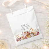 Boho-Blush-Blumenhochzeits-Einladung Geschenktütchen (Ausgeschnitten)