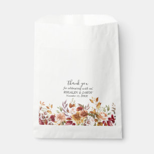 Boho-Blush-Blumenhochzeits-Einladung Geschenktütchen