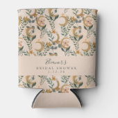 Boho Blush Botanical Moon Custom Brautparty Dosenkühler (Vorderseite)